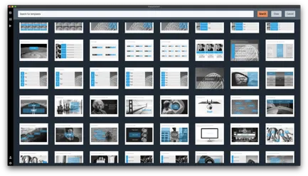 Search templates directly inside the app. Currently, the app gives free access to all slide templates in the SlideMagic database 