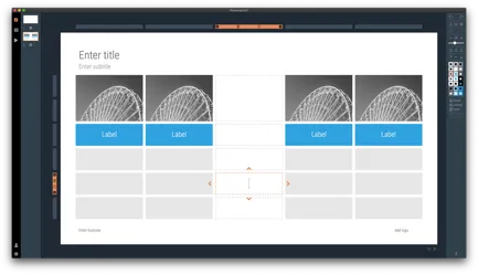  Patented user interface keeps everything lined up 