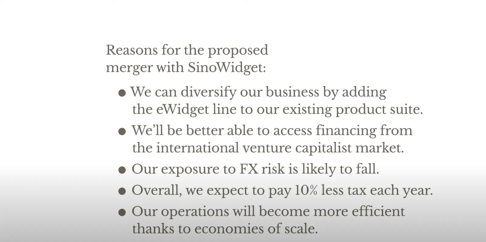  The long hand version with capitals, and full stops 