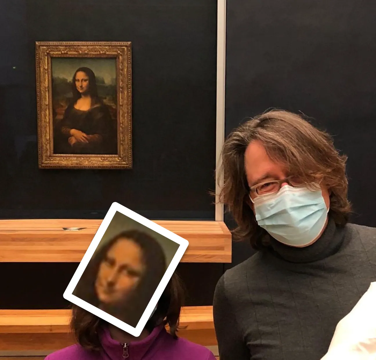 Me and my (disguised) daughter in Paris